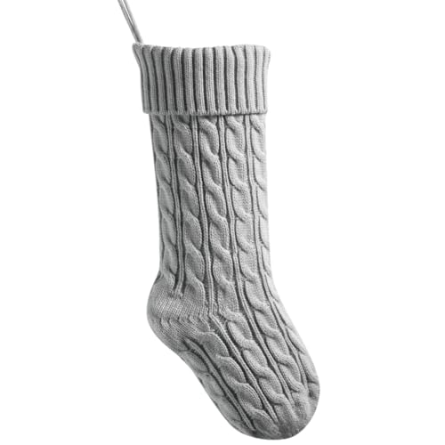 Slate Knitted Holiday Hosiery