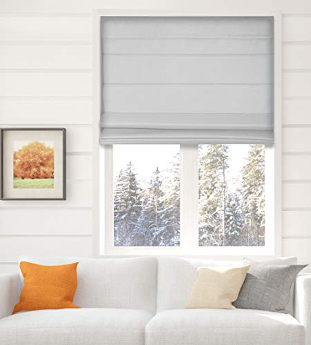Gray Roman Window Blinds