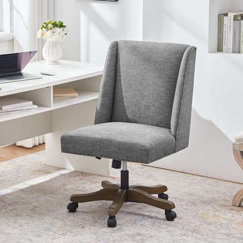 Gray Upholstered Office Chair