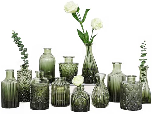 Verdant Glass Vases