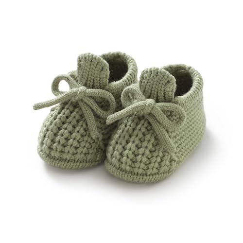 Green Infant Booties
