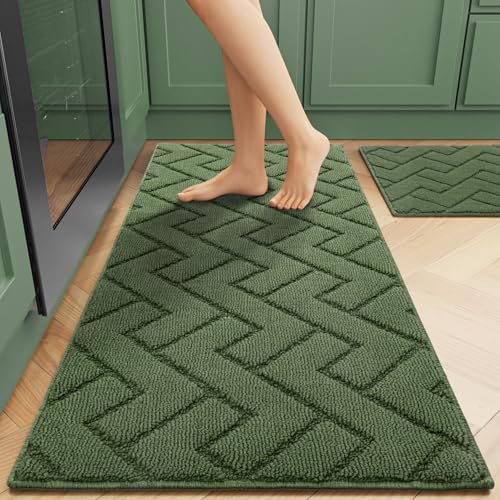 Green Kitchen Rug