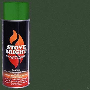 Green Metallic Fireplace Paint