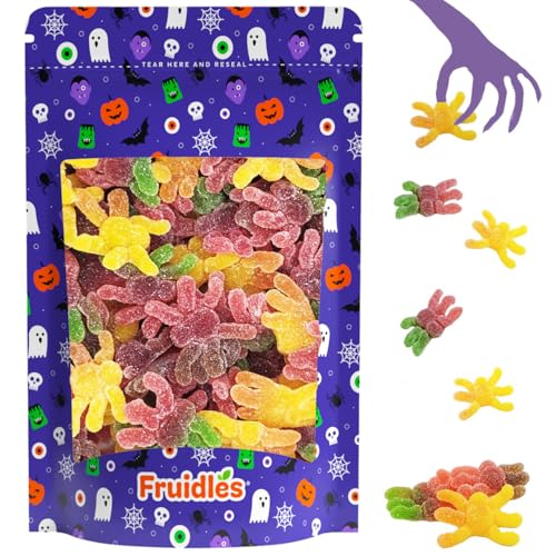 Gummy Worms and Spiders Candy