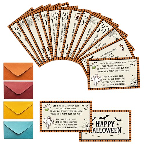 Halloween Clue Cards