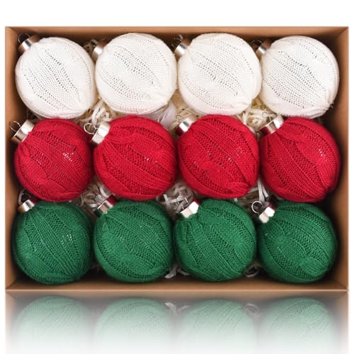 Handcrafted Crimson and Verdant Ornament Collection