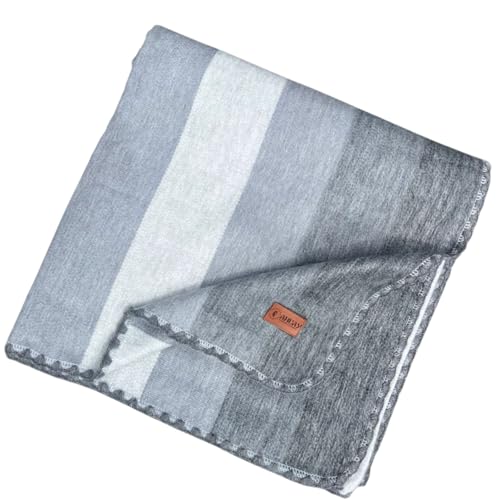 Handwoven Wool Throw Blanket