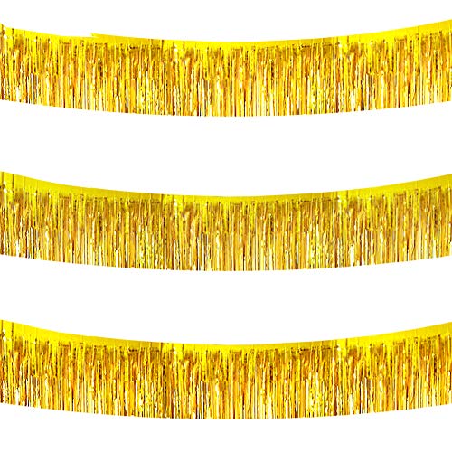 Hanging Gold Fringe Decor