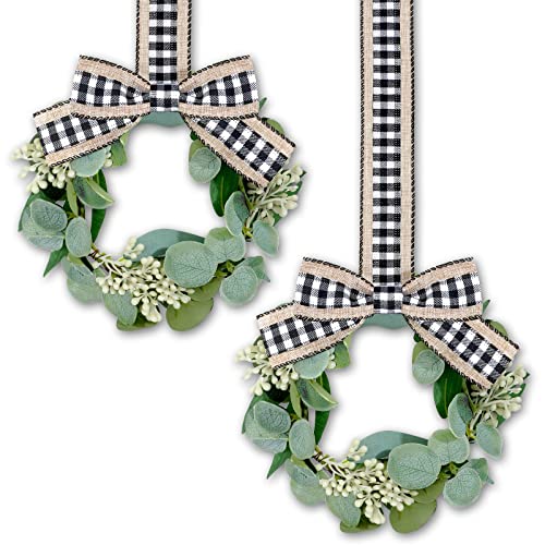 Decorative Hanging Wreath with Ribbons