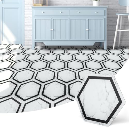 Hexagon Vinyl Floor Tiles