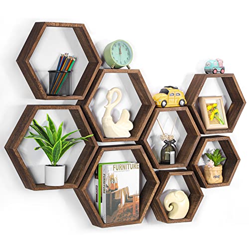 Set of Hexagonal Wall-Mounted Units