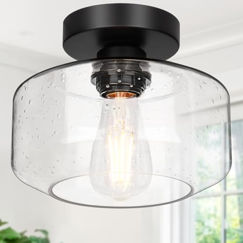 Loft Style Semi-Flush Ceiling Lamp