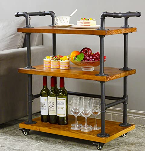 Industrial Style Drinks Trolley