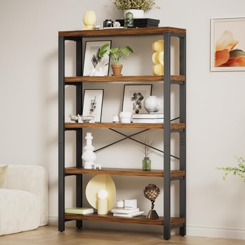 Urban Timber and Metal Bookshelf
