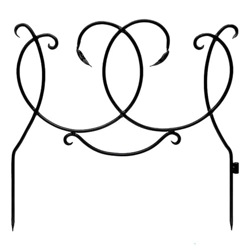 Iron Scrollwork Fence Sections