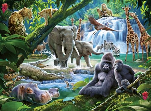 Jungle Animal Puzzle for Kids