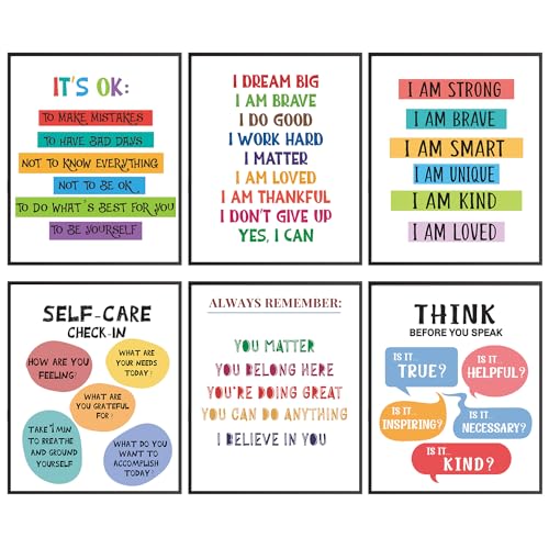 Colorful Inspirational Quote Poster for Kids