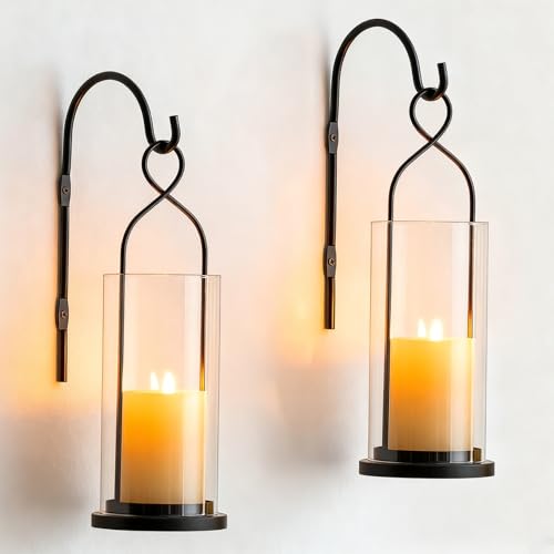 Wall-Mounted Lantern Candle Holders