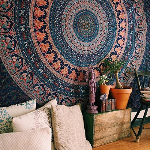 Large Artistic Fabric Tapestry