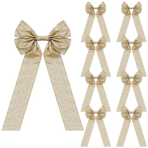 Large Gilded Glimmer Bows