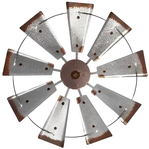 Large Metal Windmill Wall Decor