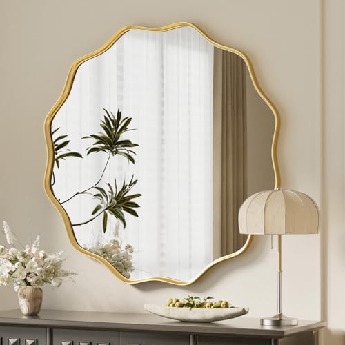 Large Textured Wall Mirror