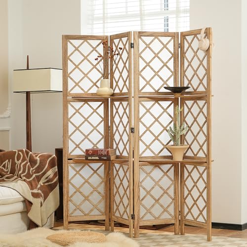 Lattice Design Timber Partition