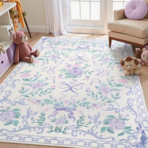 Lavender Nursery Floor Covering