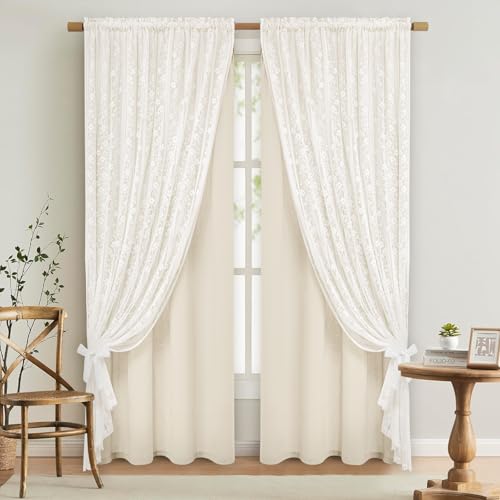 Elegant Layered Curtain Set