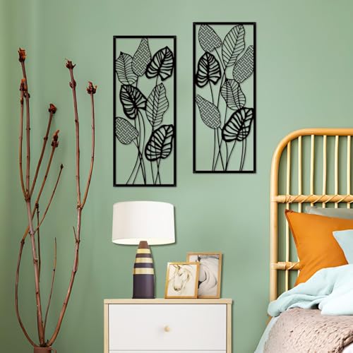 Wall Art with Leaf Design