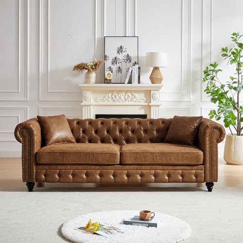 Leather Chesterfield Sofa