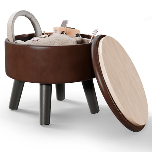 Leather Ottoman Footrest