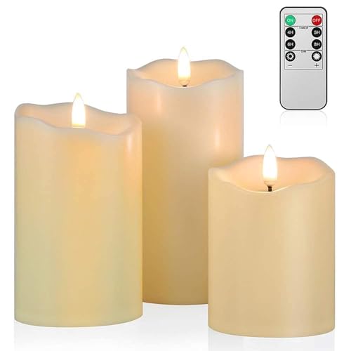 Set of Flickering LED Candles