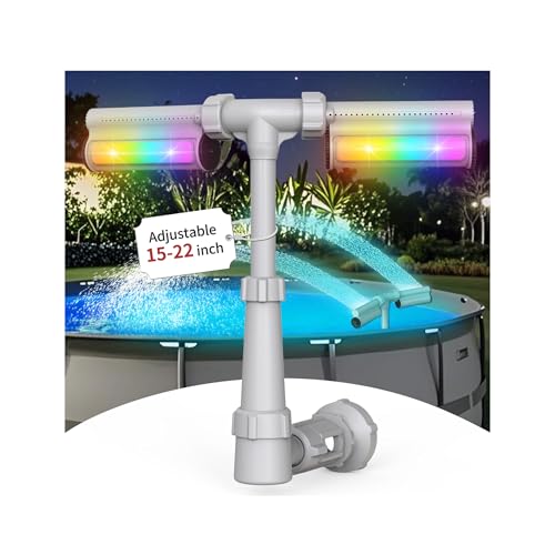 Light-Emitting Diode Pool Fountain