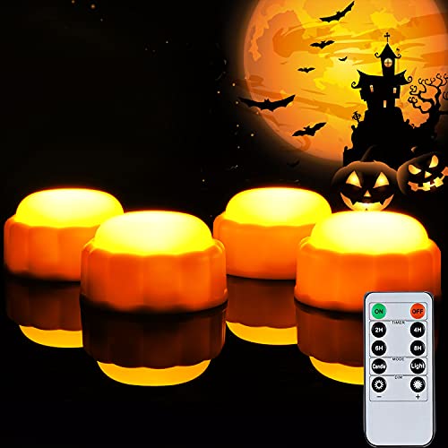 LED Pumpkin Lights with Remote Control