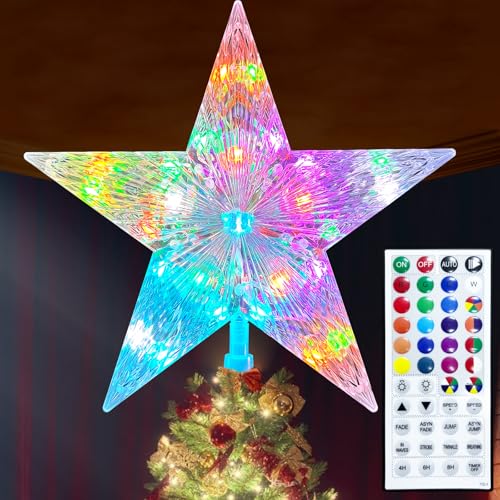 LED Illuminated Celestial Conifer Topper