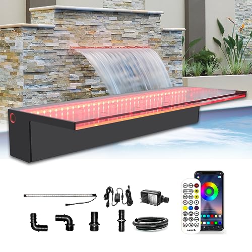 LED Waterfall Spillway