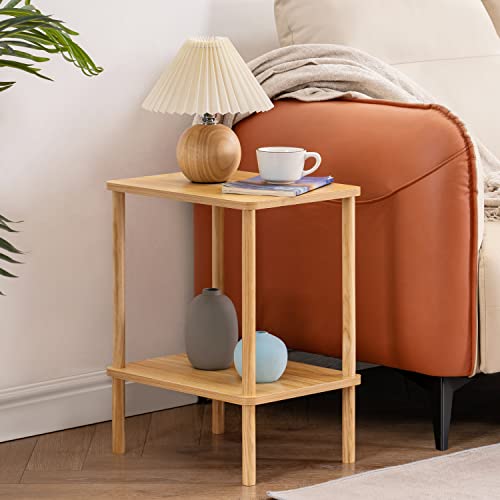 Blonde Oak Side Table