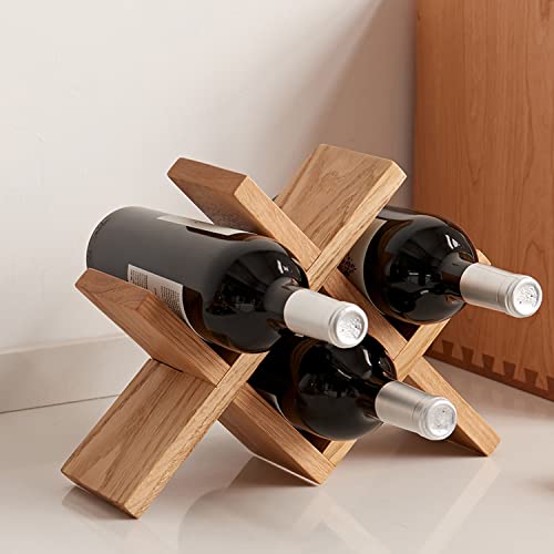 Light Wood Wine Rack