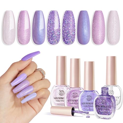 Lilac Nail Polish Set