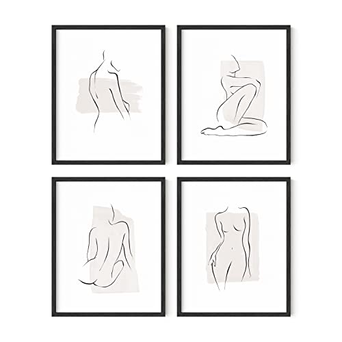Set of Artistic Line Art Prints