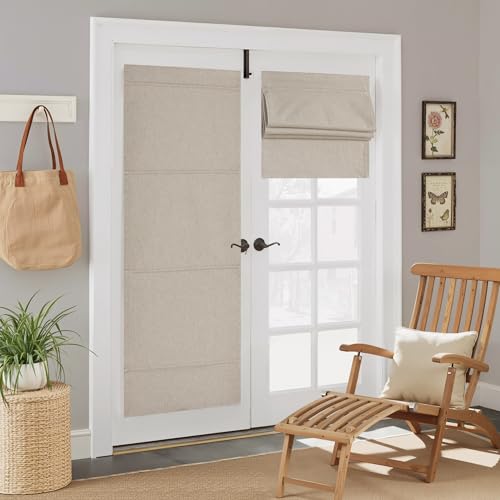 Linen Roman Door Shades