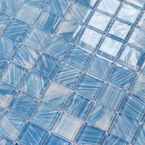 Upscale Glass Mosaic Pool Tiles