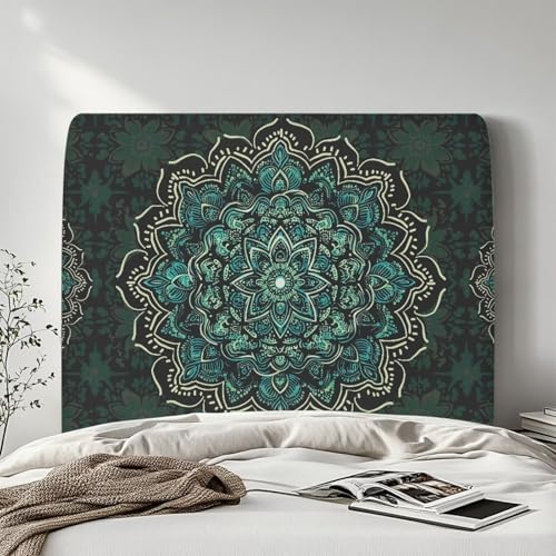 Intricate Mandala Art Headboard Cover