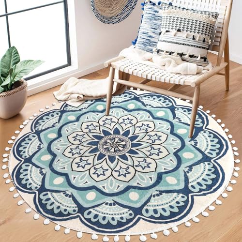 Colorful Mandala Floor Rug