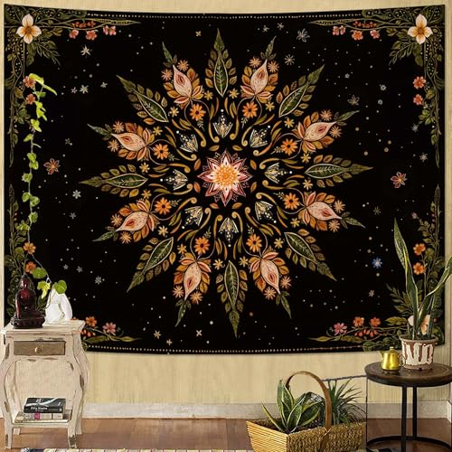 Mandala Pattern Tapestry