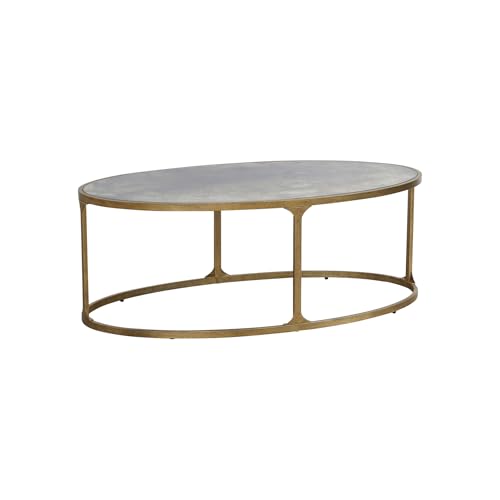 Luxe Marble and Brass Coffee Table