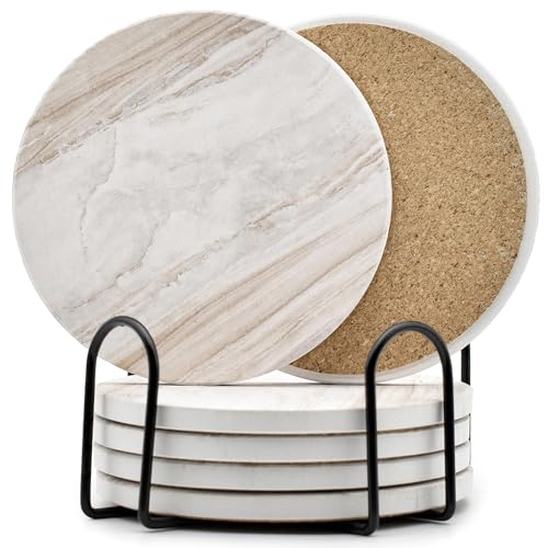 Marble Coaster Set