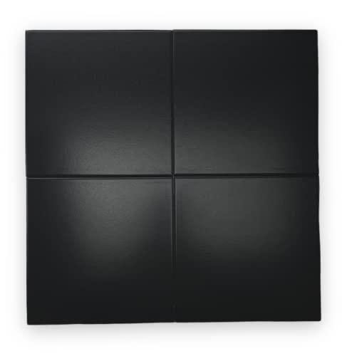 Matte Black Ceramic Floor Tiles
