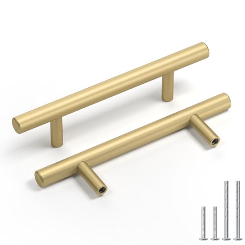 Matte Gold Cabinet Handles
